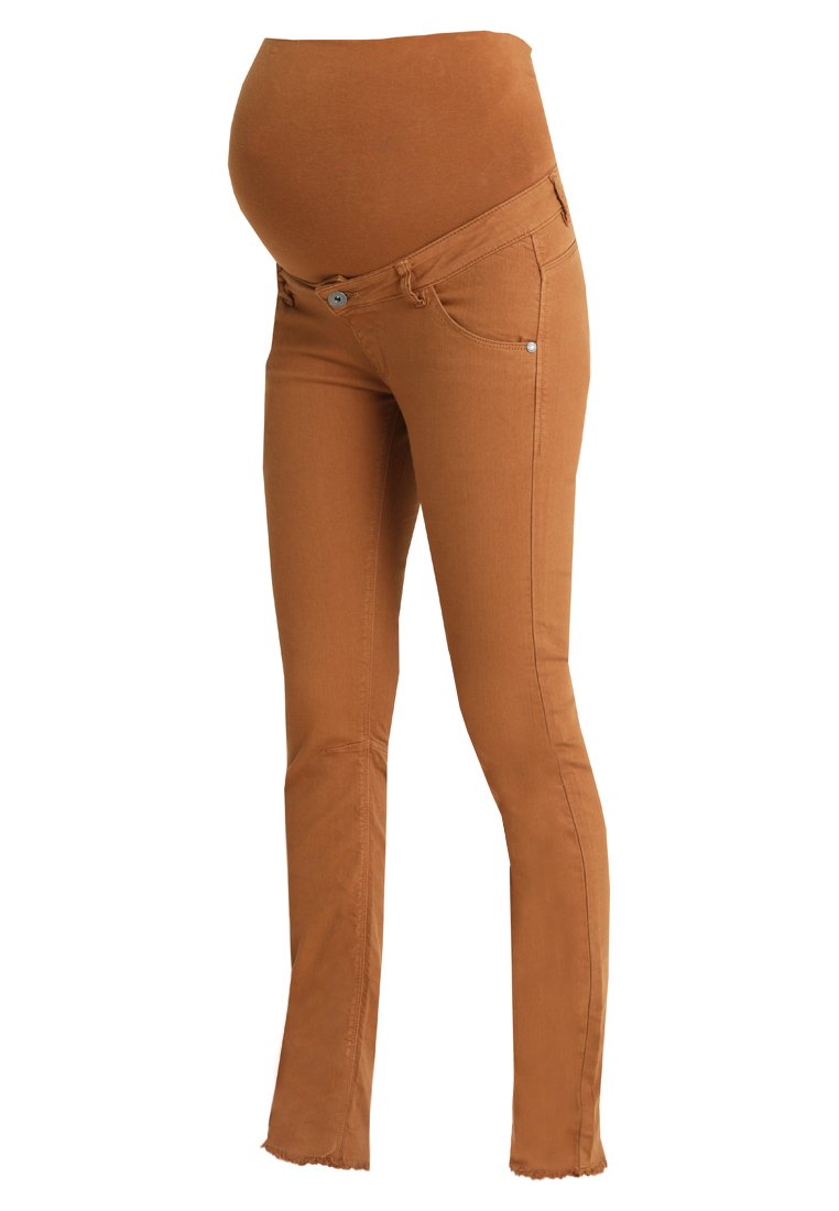 Supermom Jeans Skinny Fit camel