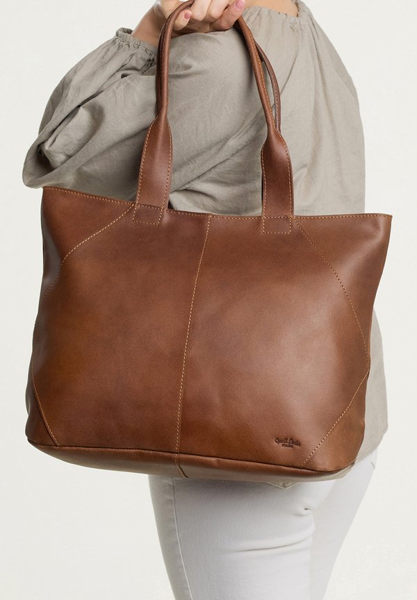 CECILIA SHOPPER - Shopping Bag - hellbraun