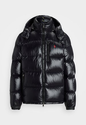 Polo Ralph Lauren THE GORHAM GLOSSED DOWN JACKET - Dunjacka - black glossy