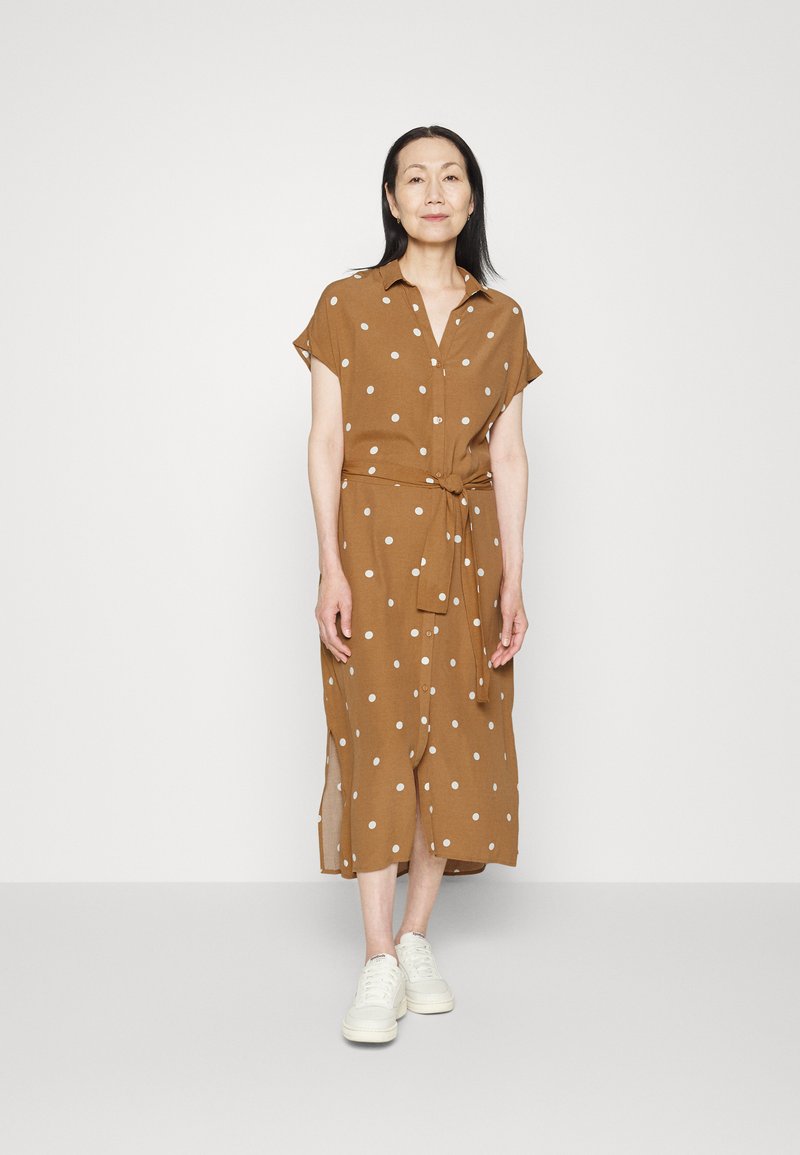 Damen Freizeitkleider | Saint Tropez BLANCA DRESS Blusenkleid tobacco brown/braun - TT61320 Damen Freizeitkleider | Saint Tropez BLANCA DRESS Blusenkleid tobacco brown/braun - TT61320