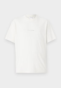 SLHRELAXKAI O NECK - T-shirts print - egret