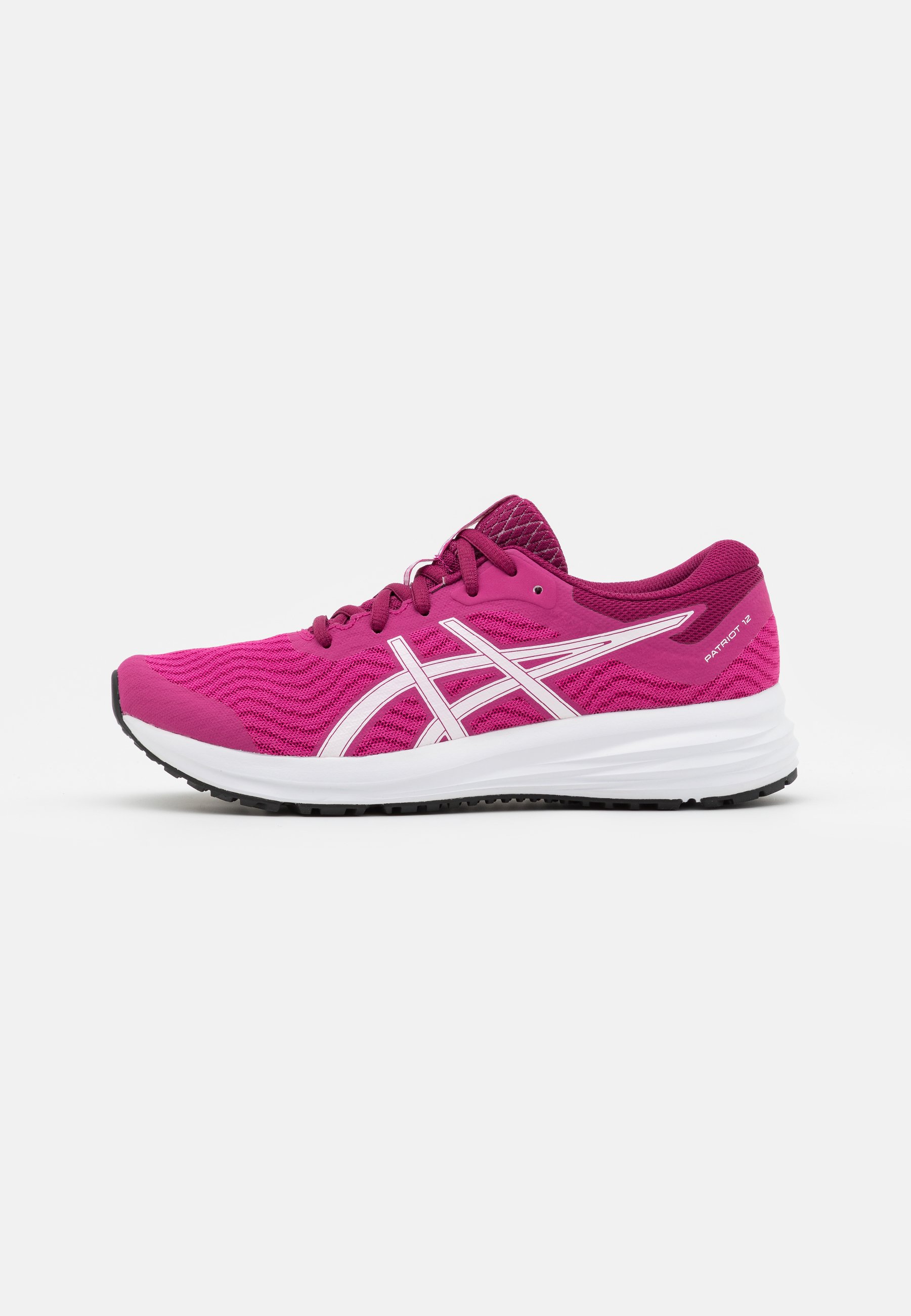 ASICS PATRIOT 12 - Zapatillas de running neutras - fuchsia red/white/rojo  oscuro - Zalando.es