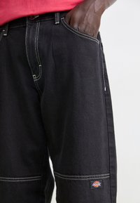 Dickies DOUBLE KNEE  - Radničke traperice - black denim