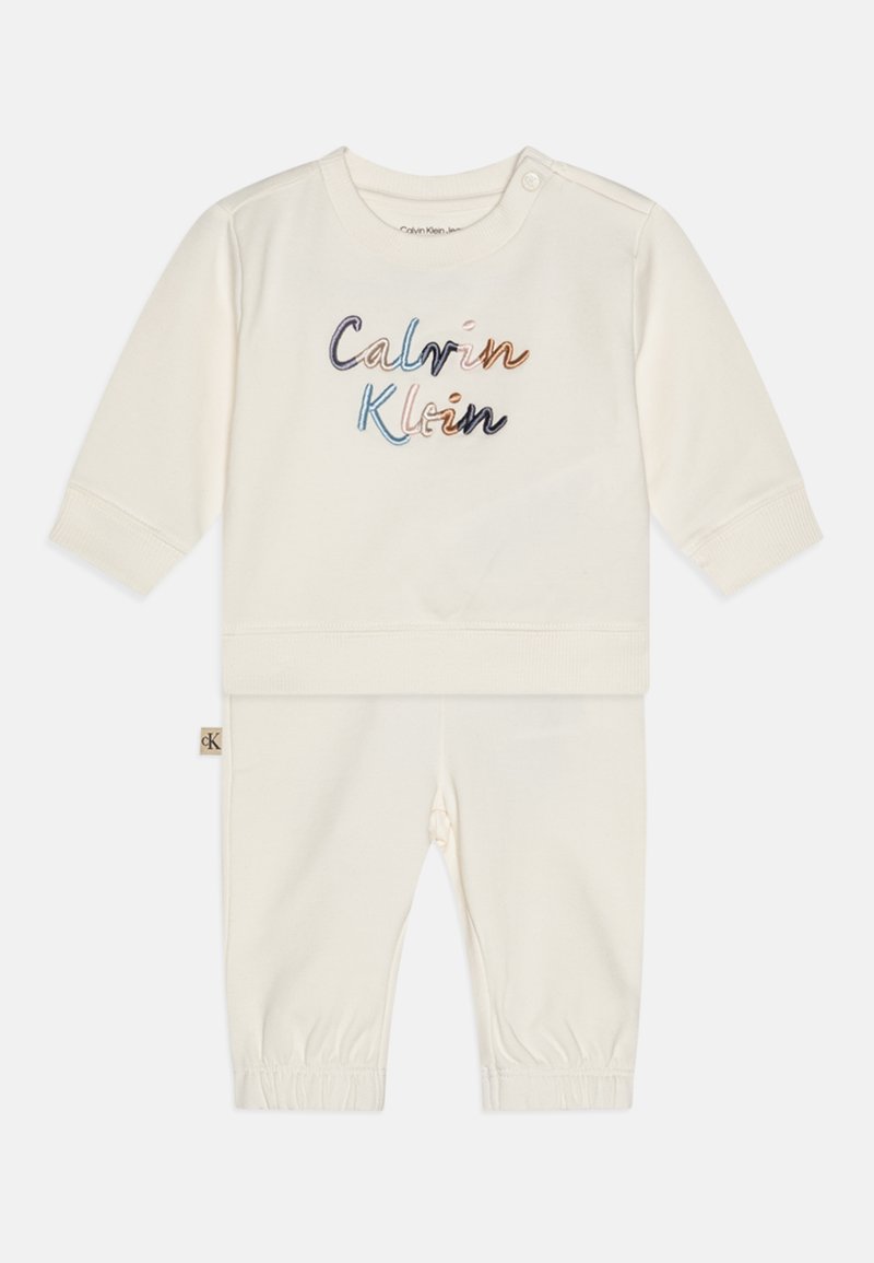 Calvin Klein Jeans - COLOUR LOGO UNISEX SET - Trainingsanzug - tofu, Vergrößern