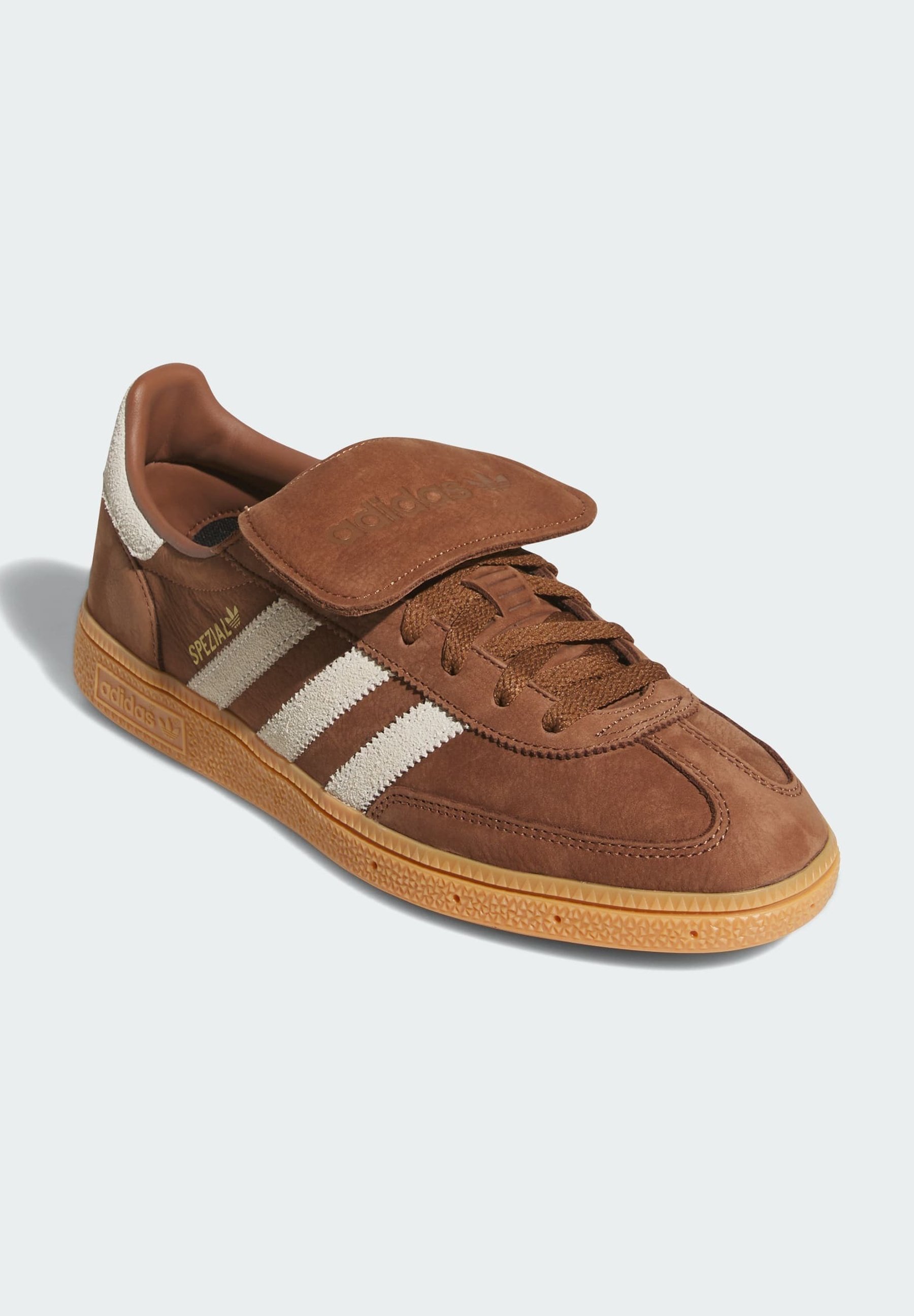adidas Handball Spezial ブラウン 22.5 Adidas Handball Spezial Brown Earth Strata Off White Gum UK 3 4 5