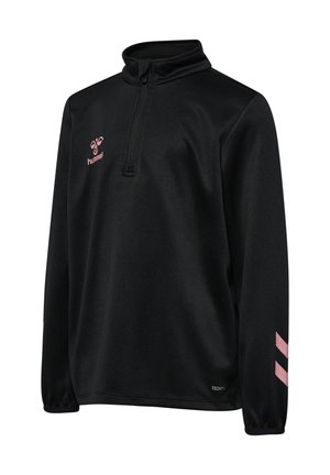 Longsleeve - black/bridal rose