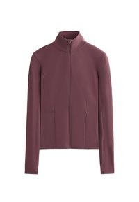 LIGHT WARM TECHNICAL - Training jacket - mottled dark purple