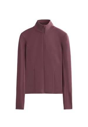 OYSHO LIGHT WARM TECHNICAL - Sportovní bunda - mottled dark purple