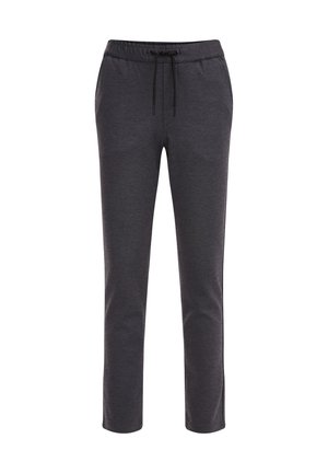 WE Fashion SLIM FIT - Broek - black