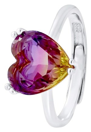 CRISTAL DREAMS ADJUSTABLE RING CRYSTAL JEWELLERY FINE SILVER 925/1000 - Ring - violet