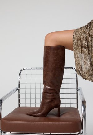 ALDO, ELYNE - Laarzen met hoge hak - medium brown