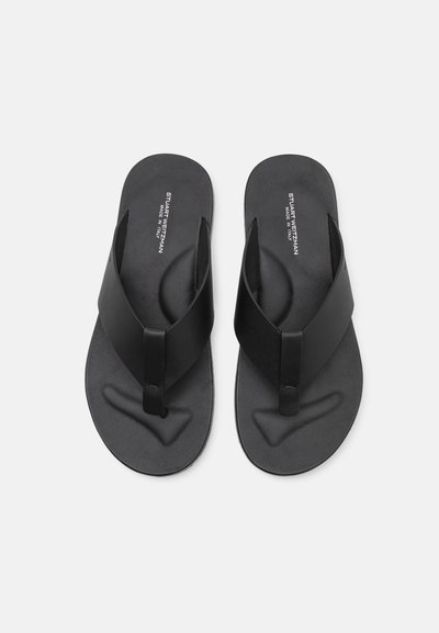 Stuart Weitzman BASTIAN - T veida siksniņu sandales - black