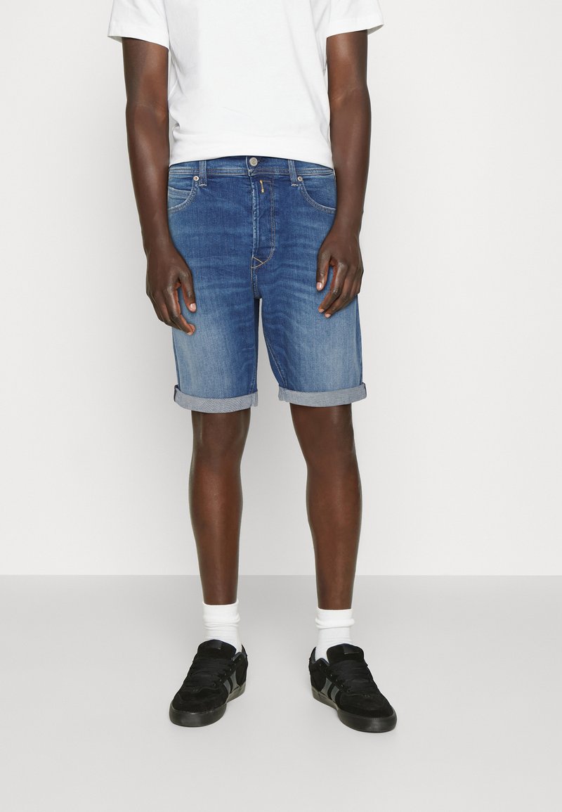 Replay Jeans Shorts medium blue/blue denim Zalando.de