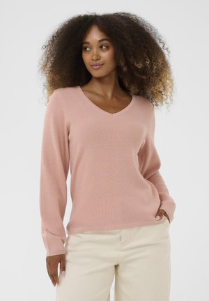 CRDELA KNIT BLOUSE - Pulover - café crème