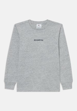 Champion GRAPHIC LONG SLEEVE UNISEX - Long sleeved top - grey