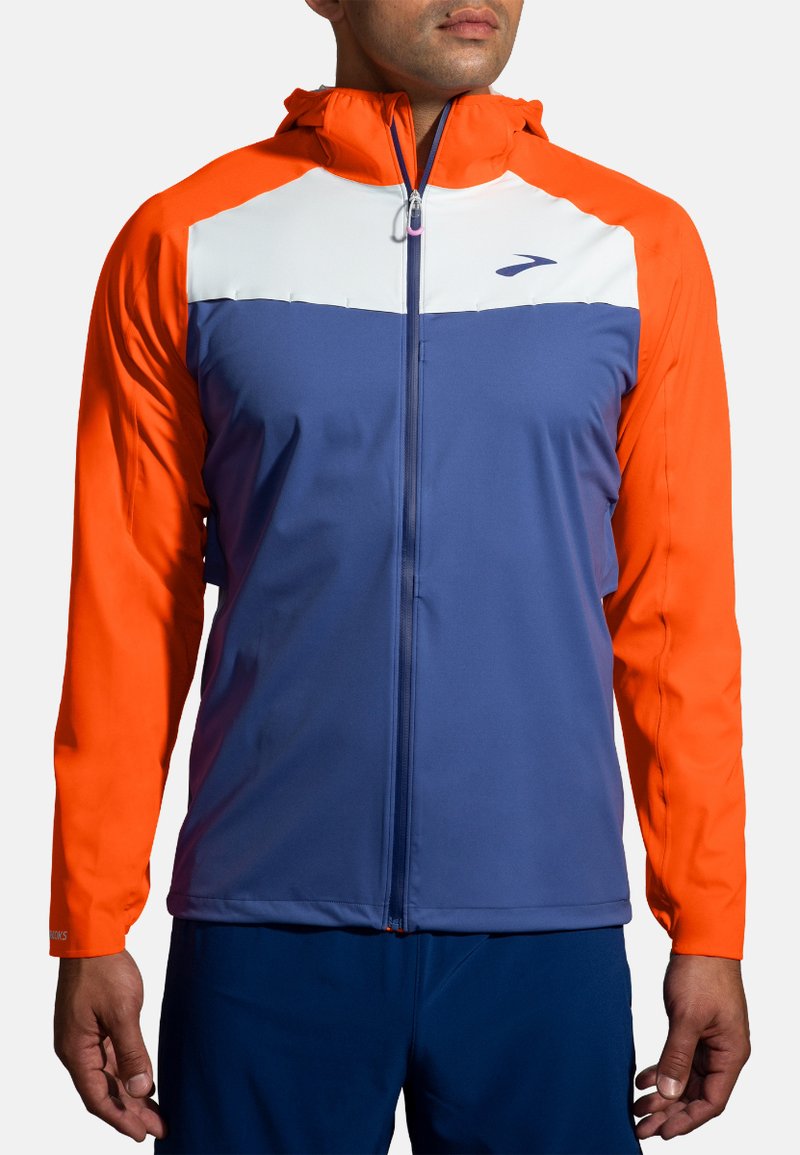 Brooks HIGH POINT - Impermeabile - aegean bright orange lt slate