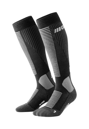 KNEE HIGH SKIING THERMO KOMPRESSION - MADE IN GERMANY - Knee high socks - black