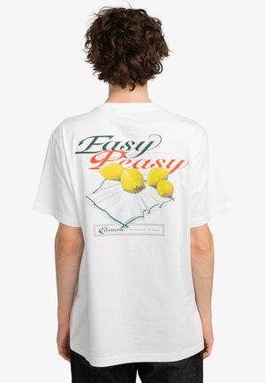 EASY SS - Print T-shirt - optic white