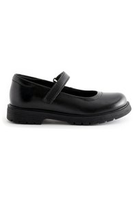 Next - WIDE FIT SCHOOL CHUNKY MARY JANE - Balerini cu barete - matt black Imagine miniatură 1
