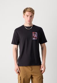 Scotch & Soda RELAXED FIT FRONT BACK  - Print T-shirt - meteorite