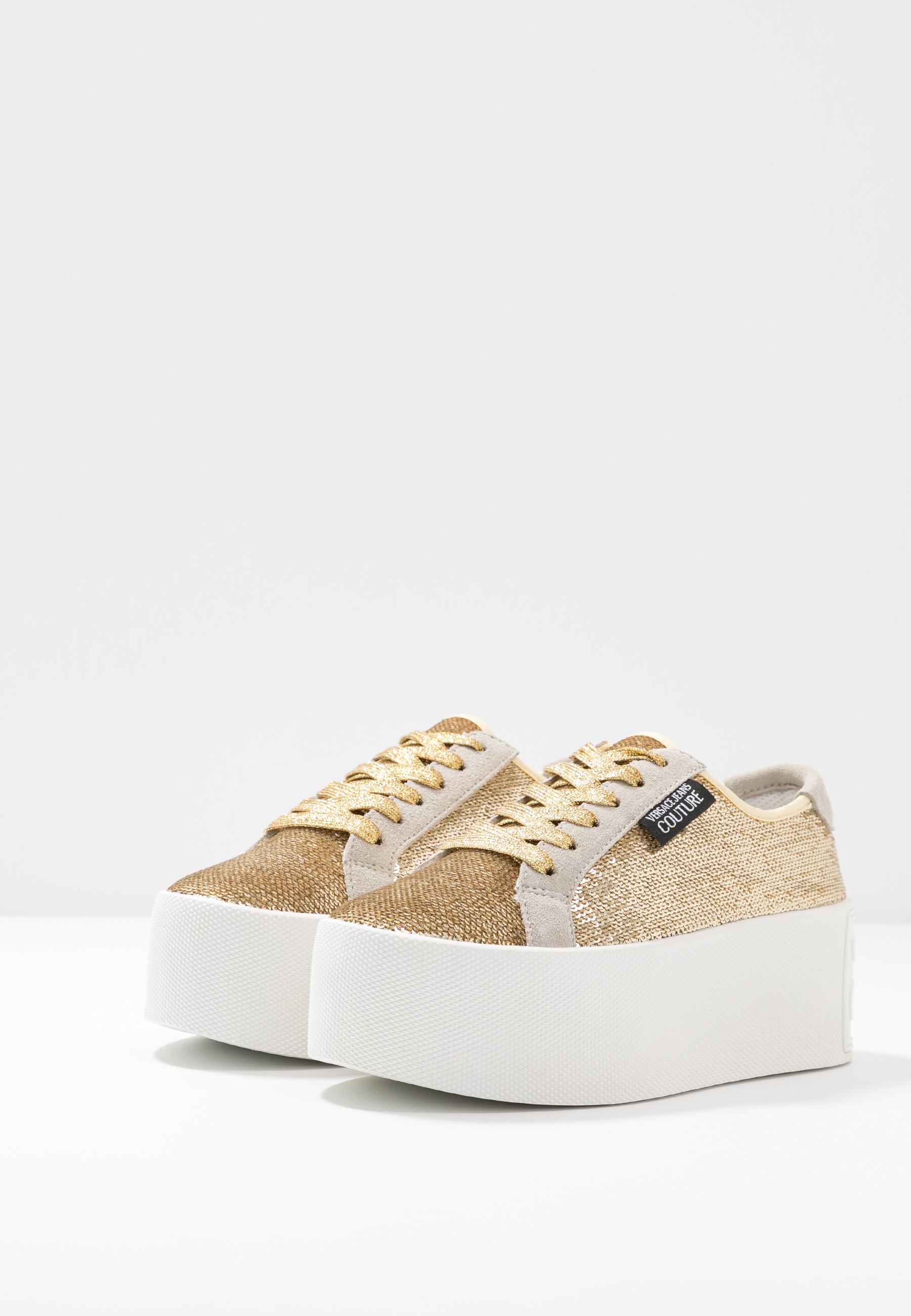 Versace Jeans Couture LINEA FONDO HIGH BOX Joggesko gold Versace Jeans Couture LINEA FONDO HIGH BOX Joggesko gold