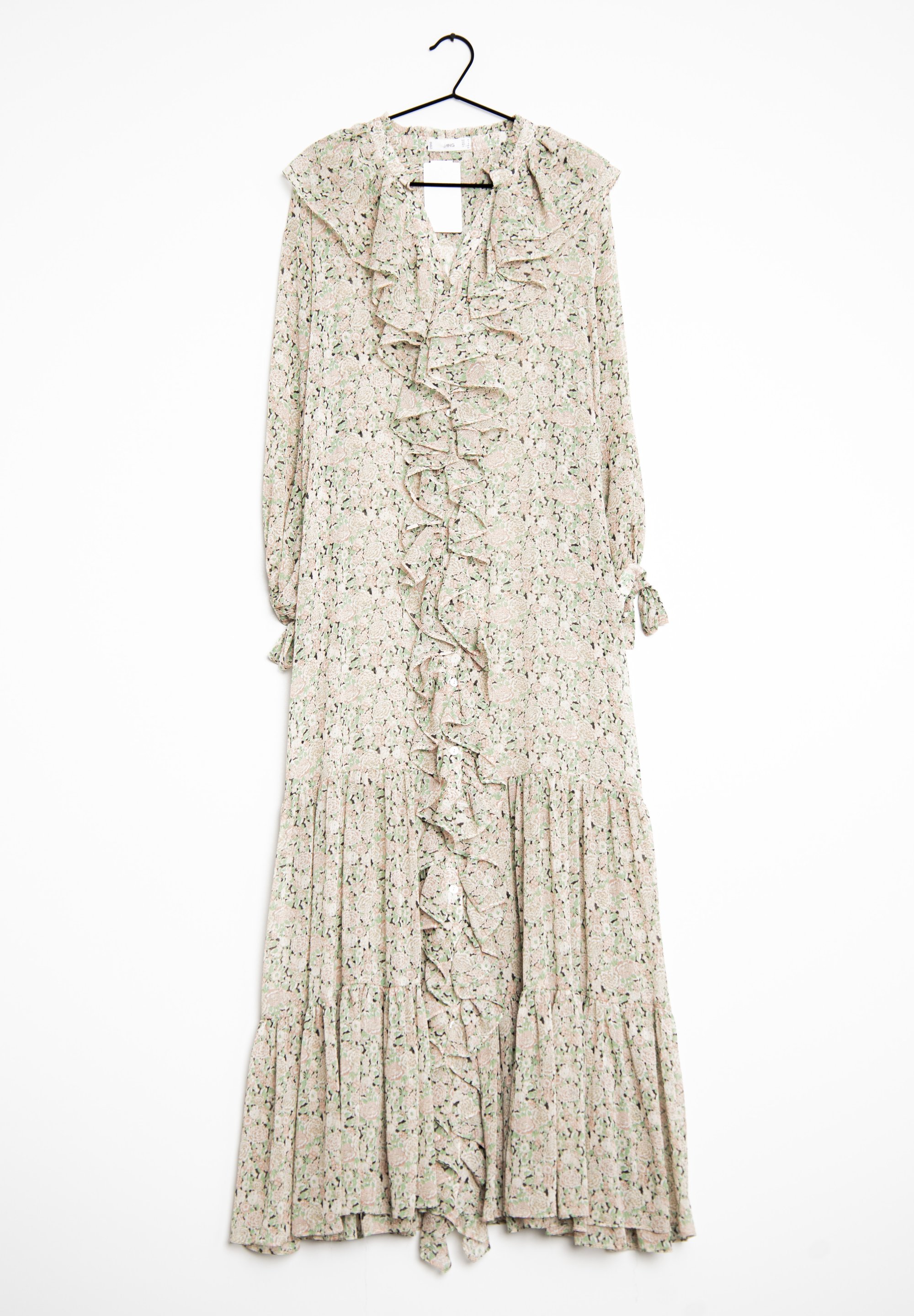 Mango Maxi dress - green, pink/green - (Pre-owned) - Zalando.ie