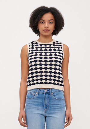 VMCARRY O NECK - Neule - birch/navy