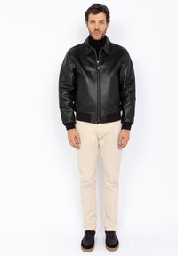 Schott Skinnjacka - noir
