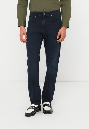 SLH196 STRAIGHT CLEO  - Tiesaus kirpimo džinsai - blue black denim