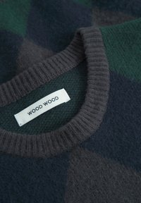 DOUBLE A BY W.W. JAN CREW NECK - Strickpullover - green gables check