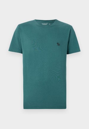 Abercrombie & Fitch PUFFY ICON CREW - T-shirt basique - green