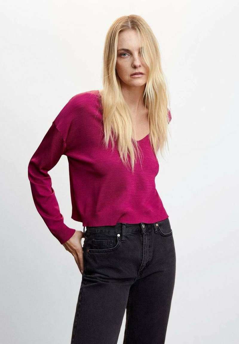 Mango CRAYON2 Jumper fuchsia/pink Zalando.ie