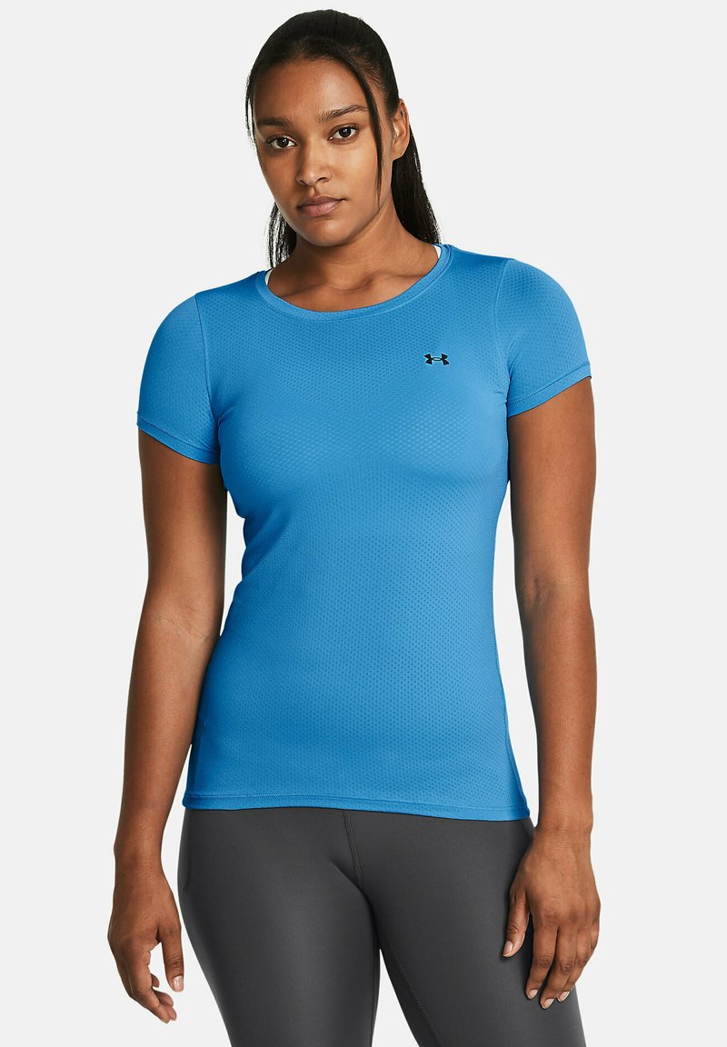 Under Armour - T-shirt till träning - viral blue, Förstora