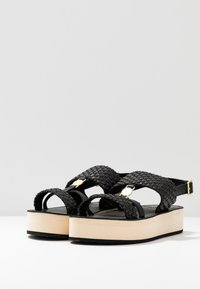 GANT MIDVILLE  - Platform sandals - black