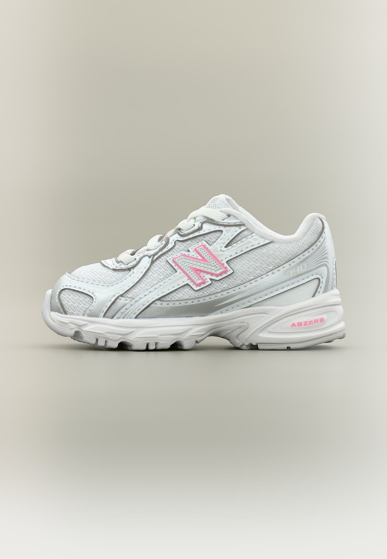 New Balance 740 UNISEX - Baby shoes - silver-coloured metallic/signal pink