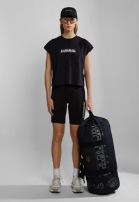 Napapijri Triko s potiskem - black