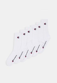 Champion - CREW SOCKS 6 PACK UNISEX - Sporta zeķes - white Miniatūras attēls 1