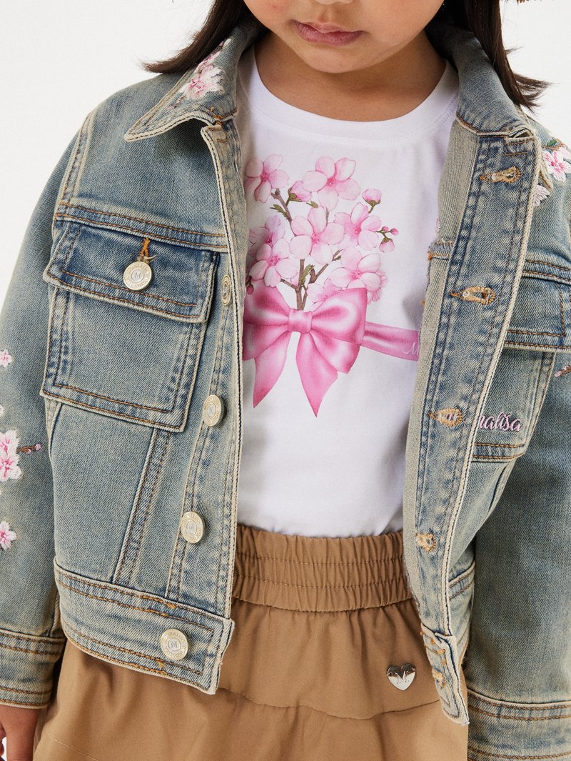 Monnalisa - FIOCCO CON MAZ - Camiseta estampada - bianco, Ampliar