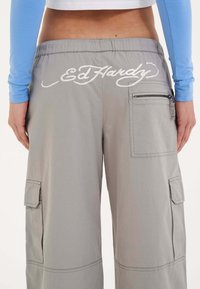 Ed Hardy TWISTED DRAGON  - Cargohose - grey