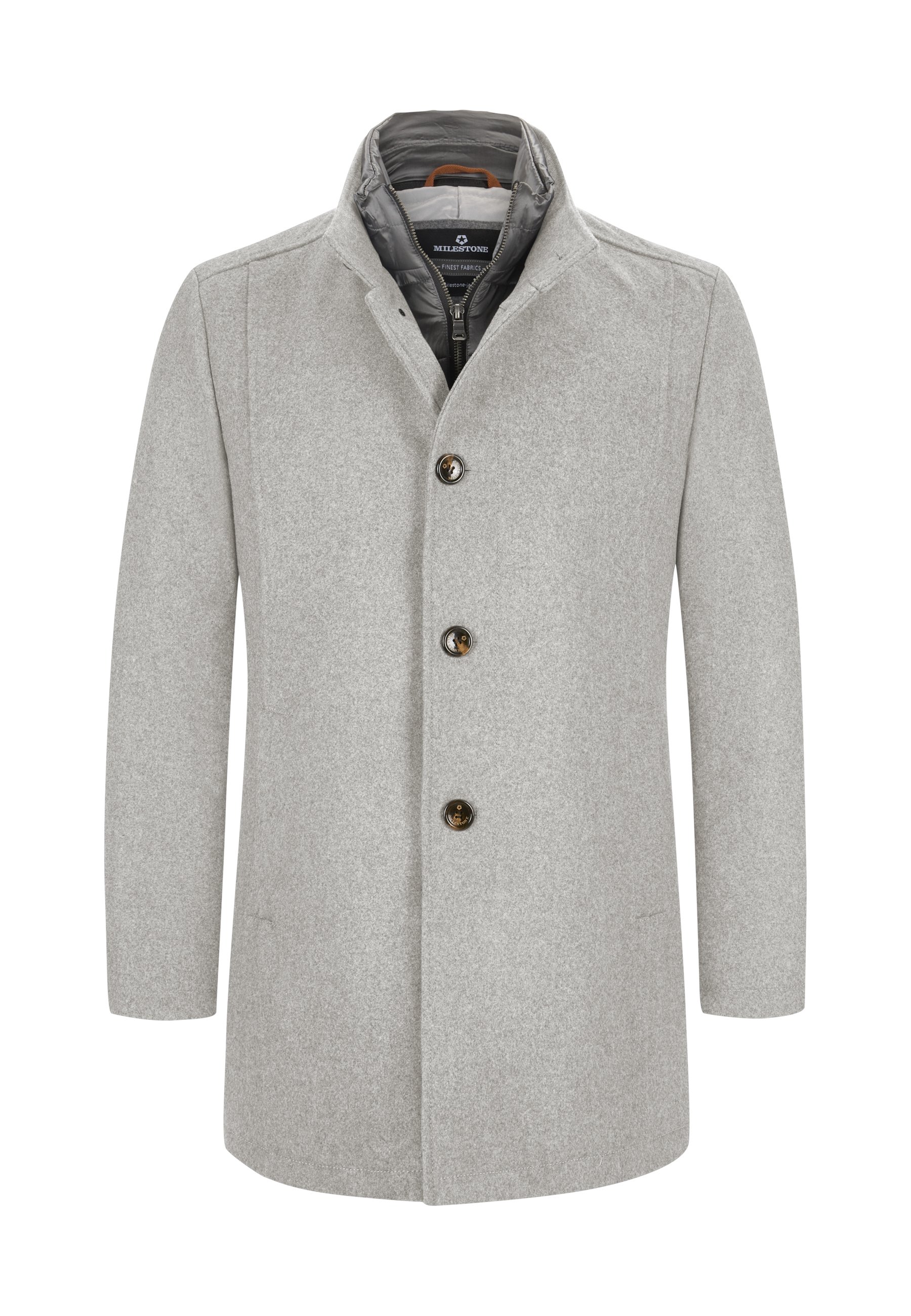 Milestone MSBRIZIO - Classic coat - stein/stone - Zalando