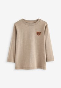 Next 4 PACK REGULAR FIT - Tops ar garām piedurknēm - grey brown woodland animal
