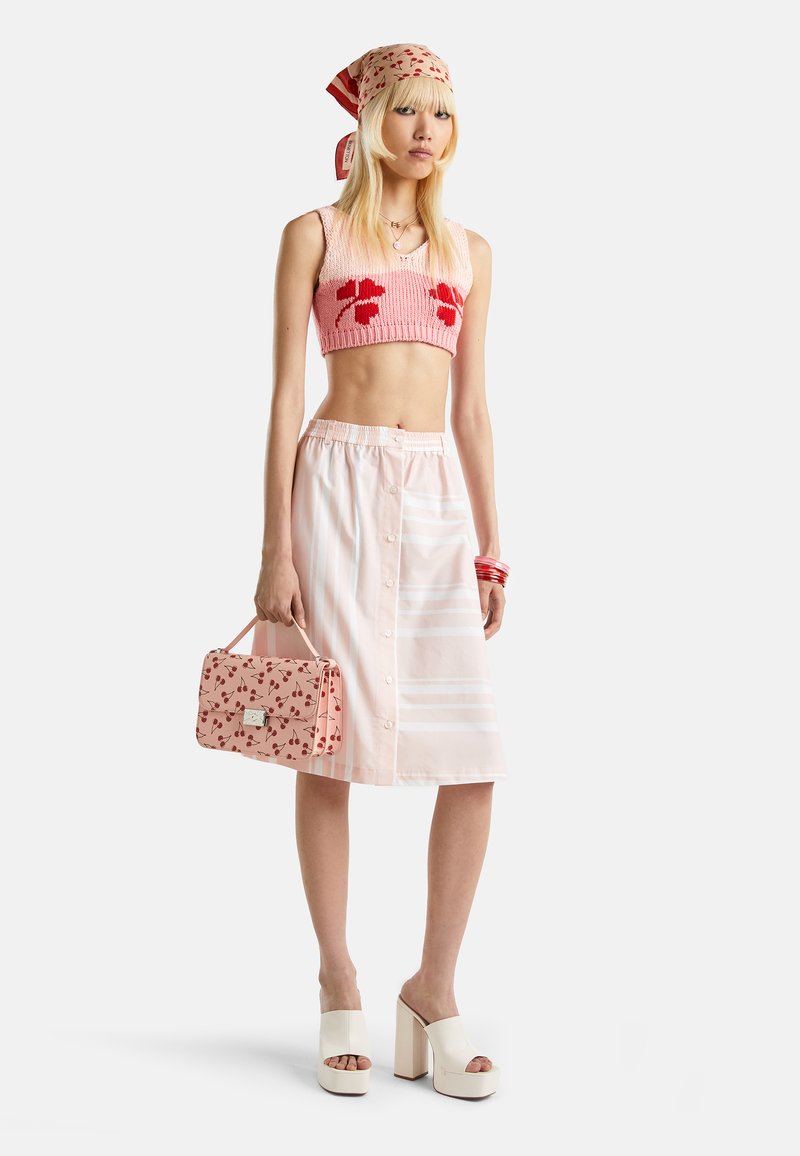 United Colors of Benetton A-lijn rok roze United Colors of Benetton A-lijn rok roze