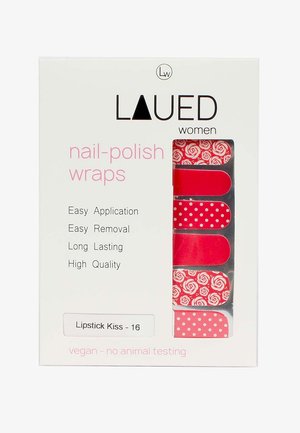 Vargu, VARGU LAUED E NAGELFOLIEN SOLID RED - Nagelsticker - lipstick kiss