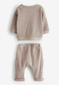 Next COSY JOGGERS 2 PIECE SET STANDARD - Træningssæt - neutral waffle