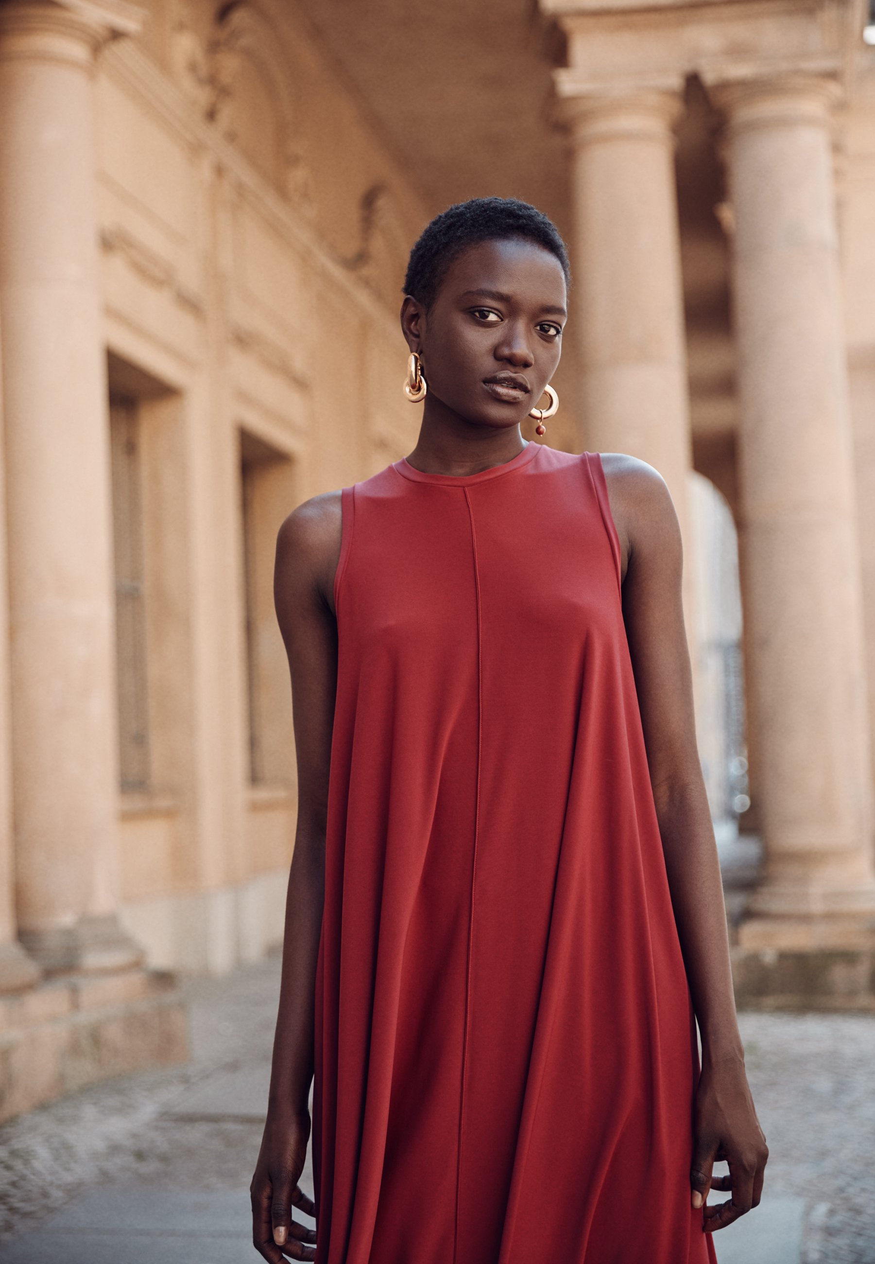 robe rouge max mara