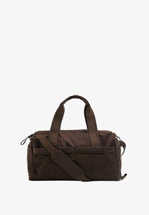 OYSHO TECHNICAL WITH DOUBLE COMPARTMENT - Reisetasche - brown