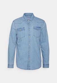 Não selecionado, light blue denim