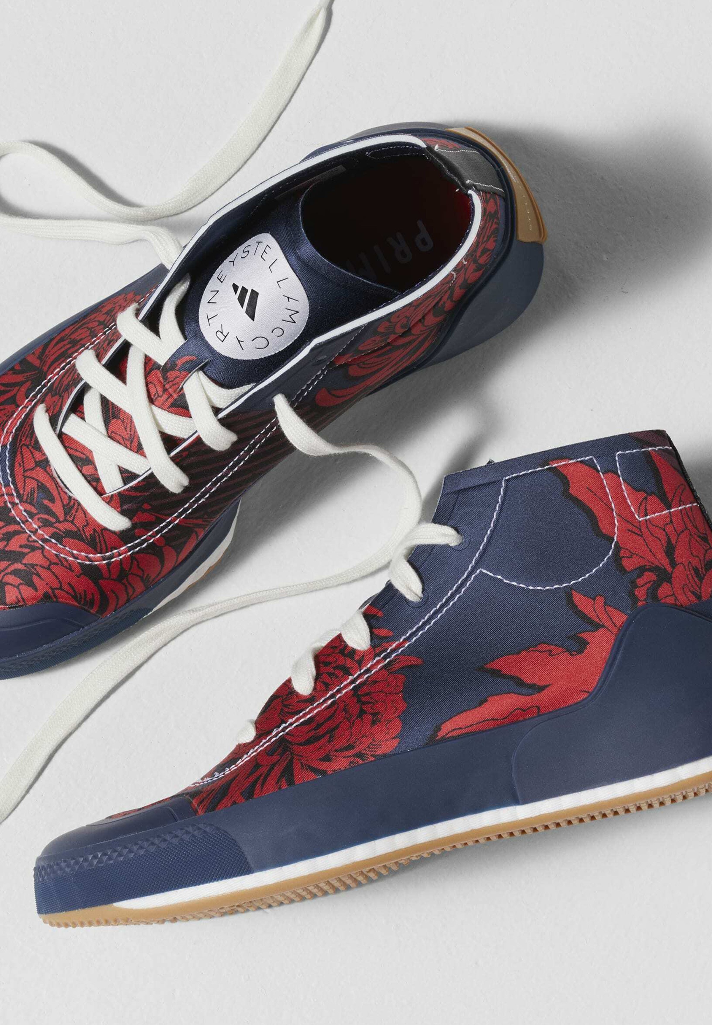 Women ADIDAS BY STELLA MCCARTNEY TREINO MID-CUT PRINT SHOES - High-top trainers Women ADIDAS BY STELLA MCCARTNEY TREINO MID-CUT PRINT SHOES - High-top trainers
