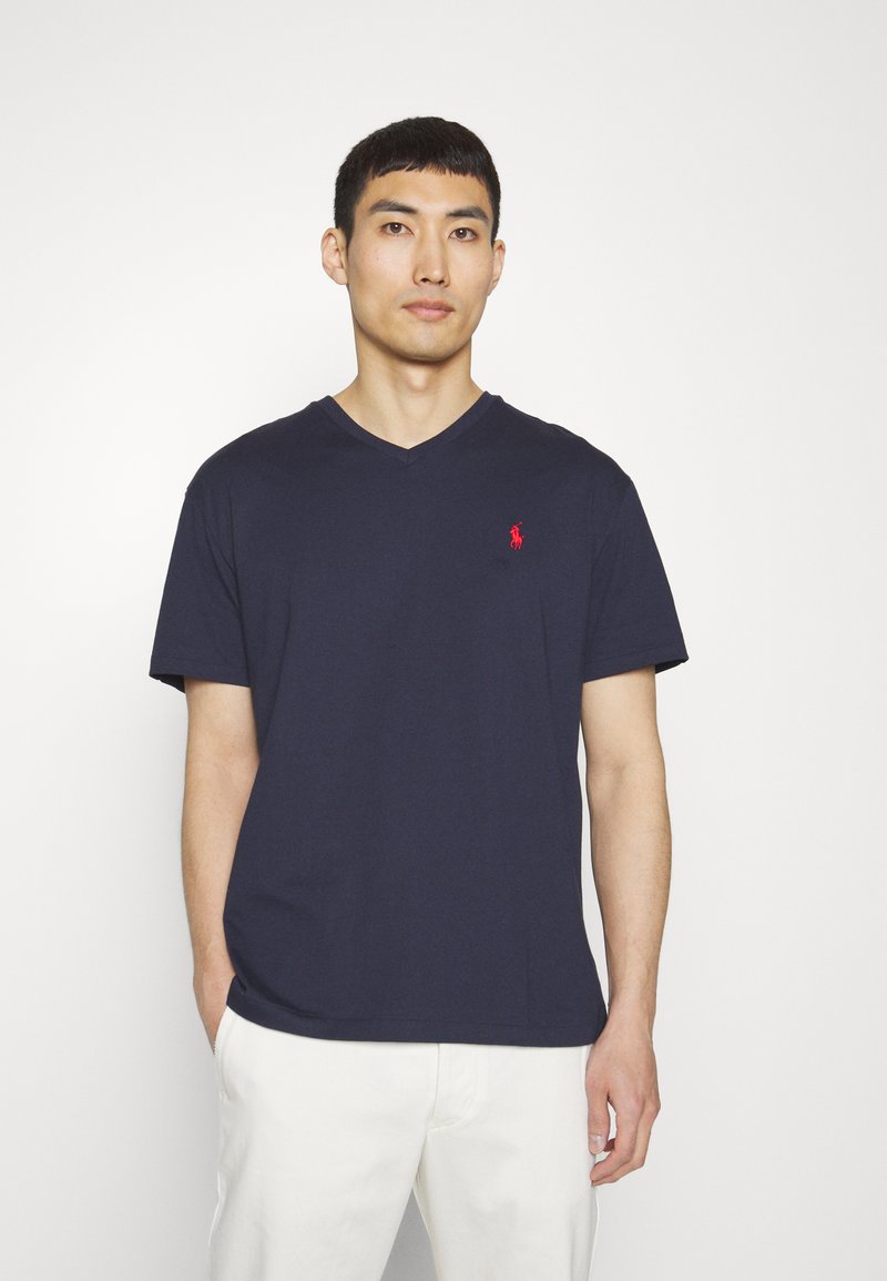 Polo Ralph Lauren CLASSIC FIT JERSEY V-NECK T-SHIRT - T-shirt basic ...