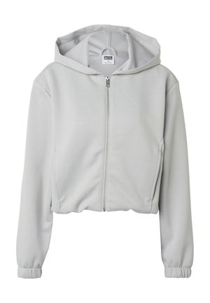 Urban Classics, LADIES SCUBA ZIP HOODIE - Sweat zippé - lightasphalt